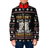 West Highland White Terrier Christmas Padded Jacket Xmas Holiday Patterns - Wonder Print Shop