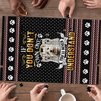 West Highland White Terrier Christmas Puzzle Xmas Holiday Patterns - Wonder Print Shop