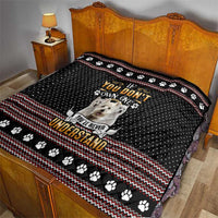 West Highland White Terrier Christmas Quilt Xmas Holiday Patterns - Wonder Print Shop