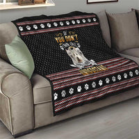 West Highland White Terrier Christmas Quilt Xmas Holiday Patterns - Wonder Print Shop