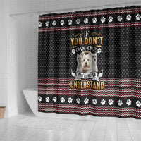 West Highland White Terrier Christmas Shower Curtain Xmas Holiday Patterns - Wonder Print Shop