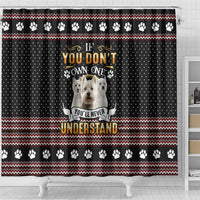 West Highland White Terrier Christmas Shower Curtain Xmas Holiday Patterns - Wonder Print Shop