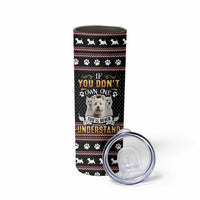 West Highland White Terrier Christmas Skinny Tumbler Xmas Holiday Patterns - Wonder Print Shop
