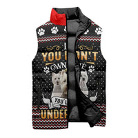 West Highland White Terrier Christmas Sleeveless Puffer Jacket Xmas Holiday Patterns - Wonder Print Shop