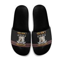 West Highland White Terrier Christmas Slide Sandals Xmas Holiday Patterns - Wonder Print Shop