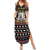 West Highland White Terrier Christmas Summer Maxi Dress Xmas Holiday Patterns - Wonder Print Shop