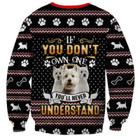 West Highland White Terrier Christmas Sweatshirt Xmas Holiday Patterns - Wonder Print Shop