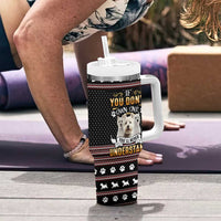 West Highland White Terrier Christmas Tumbler With Handle Xmas Holiday Patterns - Wonder Print Shop