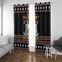 West Highland White Terrier Christmas Window Curtain Xmas Holiday Patterns - Wonder Print Shop
