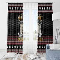 West Highland White Terrier Christmas Window Curtain Xmas Holiday Patterns - Wonder Print Shop