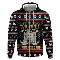 West Highland White Terrier Christmas Zip Hoodie Xmas Holiday Patterns - Wonder Print Shop