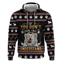 West Highland White Terrier Christmas Zip Hoodie Xmas Holiday Patterns - Wonder Print Shop
