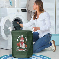 West Highland White Terrier Christmas Laundry Basket Xmas Holiday Patterns - Wonder Print Shop
