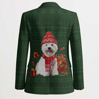 West Highland White Terrier Christmas Blazer Xmas Holiday Patterns - Wonder Print Shop