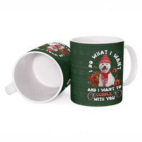 West Highland White Terrier Christmas Ceramic Mug Xmas Holiday Patterns - Wonder Print Shop