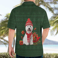 West Highland White Terrier Christmas Hawaiian Shirt Xmas Holiday Patterns - Wonder Print Shop