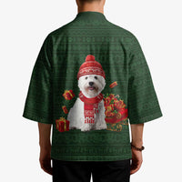 West Highland White Terrier Christmas Kimono Xmas Holiday Patterns - Wonder Print Shop