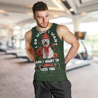 West Highland White Terrier Christmas Men Tank Top Xmas Holiday Patterns - Wonder Print Shop