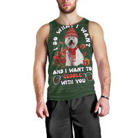 West Highland White Terrier Christmas Men Tank Top Xmas Holiday Patterns - Wonder Print Shop