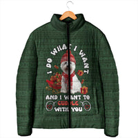 West Highland White Terrier Christmas Padded Jacket Xmas Holiday Patterns - Wonder Print Shop