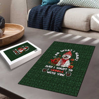 West Highland White Terrier Christmas Puzzle Xmas Holiday Patterns - Wonder Print Shop