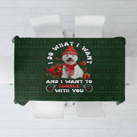 West Highland White Terrier Christmas Tablecloth Xmas Holiday Patterns - Wonder Print Shop