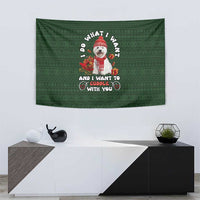 West Highland White Terrier Christmas Tapestry Xmas Holiday Patterns - Wonder Print Shop