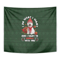 West Highland White Terrier Christmas Tapestry Xmas Holiday Patterns - Wonder Print Shop