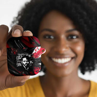 Steve Biko AirPods Case with Black Consciousness Portrait, Power Fist Symbol and Red-Black Freedom - Wonder Print Shop