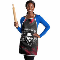 Steve Biko Apron with Black Consciousness Portrait, Power Fist Symbol and Red-Black Freedom - Wonder Print Shop