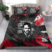 Steve Biko Bedding Set with Black Consciousness Portrait, Power Fist Symbol and Red-Black Freedom - Wonder Print Shop