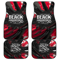 Steve Biko Car Mats with Black Consciousness Portrait, Power Fist Symbol and Red-Black Freedom - Wonder Print Shop