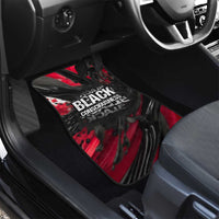 Steve Biko Car Mats with Black Consciousness Portrait, Power Fist Symbol and Red-Black Freedom - Wonder Print Shop