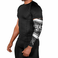 Steve Biko Arm Sleeves with Monochrome Portrait, Ideas Do Not Die Quote - Wonder Print Shop