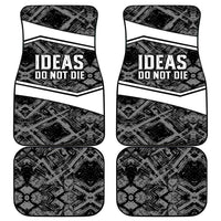 Steve Biko Car Mats with Monochrome Portrait, Ideas Do Not Die Quote - Wonder Print Shop