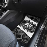 Steve Biko Car Mats with Monochrome Portrait, Ideas Do Not Die Quote - Wonder Print Shop