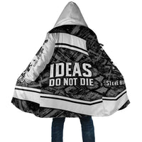 Steve Biko Cloak with Monochrome Portrait, Ideas Do Not Die Quote - Wonder Print Shop