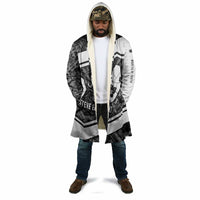 Steve Biko Cloak with Monochrome Portrait, Ideas Do Not Die Quote - Wonder Print Shop