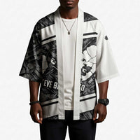 Steve Biko Kimono with Monochrome Portrait, Ideas Do Not Die Quote - Wonder Print Shop