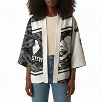 Steve Biko Kimono with Monochrome Portrait, Ideas Do Not Die Quote - Wonder Print Shop