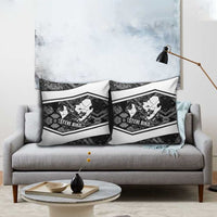 Steve Biko Pillow Cover with Monochrome Portrait, Ideas Do Not Die Quote - Wonder Print Shop