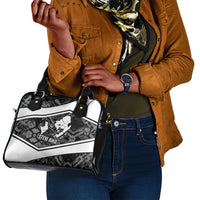 Steve Biko Shoulder Handbag with Monochrome Portrait, Ideas Do Not Die Quote - Wonder Print Shop