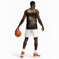 Chinua Achebe Basketball Jersey with Sepia Portrait, Lion Historians Quote and Vintage African Map - Wonder Print Shop