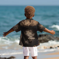 Chinua Achebe Kid Hawaiian Shirt with Sepia Portrait, Lion Historians Quote and Vintage African Map - Wonder Print Shop