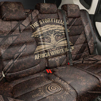 Chinua Achebe Back Car Seat Cover with Tribal Symbol Design, The Storyteller Quote and Africa Wrote Back - Wonder Print Shop