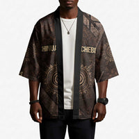 Chinua Achebe Kimono with Tribal Symbol Design, The Storyteller Quote and Africa Wrote Back - Wonder Print Shop
