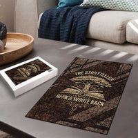 Chinua Achebe Puzzle with Tribal Symbol Design, The Storyteller Quote and Africa Wrote Back - Wonder Print Shop