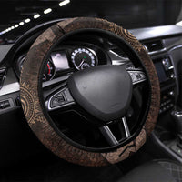 Chinua Achebe Steering Wheel Cover with Tribal Symbol Design, The Storyteller Quote and Africa Wrote Back - Wonder Print Shop