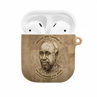 Ngugi wa Thiong O AirPods Case Vintage Map Ancient African Library - Decolonising the Mind - Wonder Print Shop