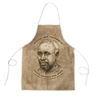 Ngugi wa Thiong O Apron Vintage Map Ancient African Library - Decolonising the Mind - Wonder Print Shop